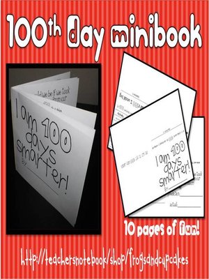 cover image of 100th Day of School Minibook